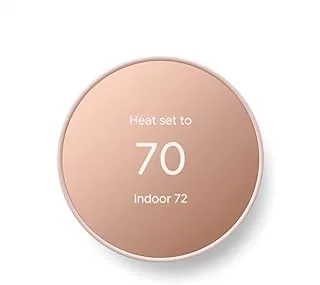 Google Nest Learning Thermostat 4th Gen in Polished Gold