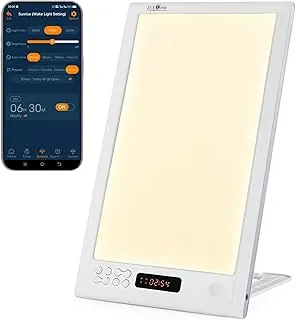 Bright Light Therapy sunrise alarm clock with smartphone app