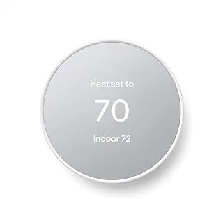 Stop Chasing the Hot Spot: The 10 Best Matter Thermostats for Every Floor of Your Home 21 Google Nest Thermostat Snow white finish