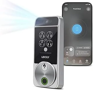 Lockly Visage Zeno facial recognition smart lock close up
