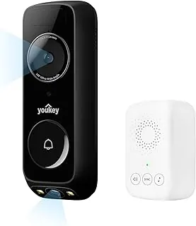 youkey dual-camera subscription-free doorbell