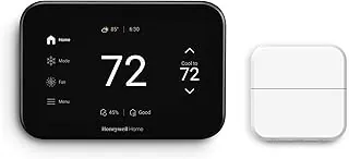 Honeywell Home X8S showing a video doorbell feed on its screen