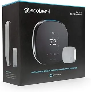 Stop Fighting Over the AC: The 9 Best Matter-Enabled Multi-Zone Thermostats for 2026 14 ecobee4 thermostat with built-in Alexa and room sensor