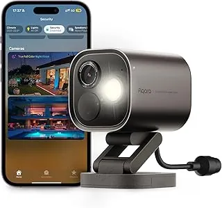 Aqara G5 Pro PoE security camera in slate gray