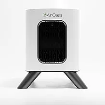 Air Oasis iAdaptAir 2.0 sleek black air purifier with UV light technology