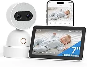 Simsky 7 inch UHD touch screen baby monitor set