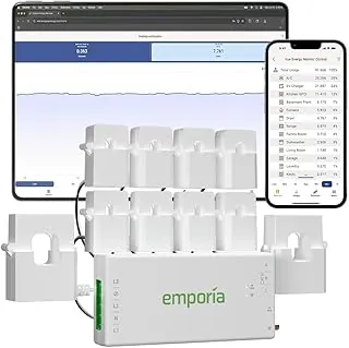Stop Guessing Your Electric Bill: 10 Smart AI Energy Monitors Changing the Game in 2026 20 Emporia Vue 3 base unit for main panel monitoring