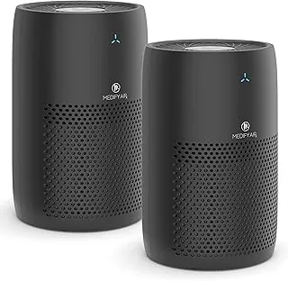Medify MA-22 black 2-pack H13 HEPA purifiers