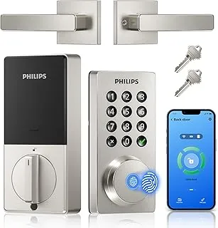 Philips WiFi Keypad Door Lock in Satin Nickel