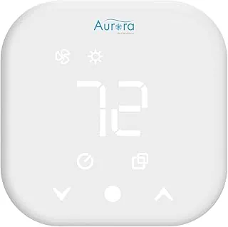 Enhanced Smart DIY Programmable Thermostat white interface