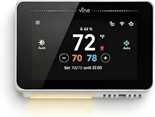 Vine Smart Thermostat with integrated nightlight display