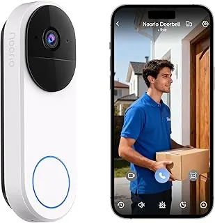 Noorio D110 budget video doorbell showing 2K resolution