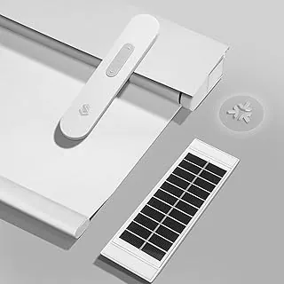Matter compatible smart blinds with solar panel