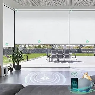 Yoolax meteor white matter roller shades