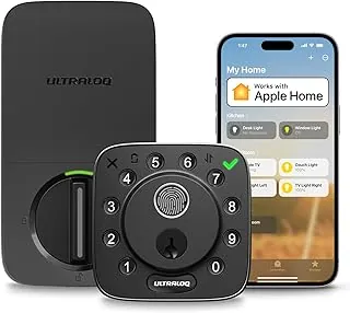 Ditch the Keys: The Top Matter-Enabled Fingerprint Smart Locks for 2026 20 ULTRALOQ Bolt with external door sensor