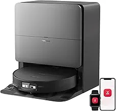 Stop Babysitting Your Vacuum: The 10 Best Matter-Enabled Robots of 2026 17 Roborock Saros 20 ultra slim robot vacuum in black