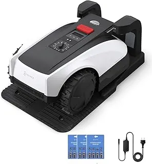 ECOVACS Goat O1000 RTK Care mowing a precise line
