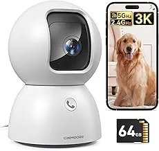 3K dome camera with included 64GB SD card