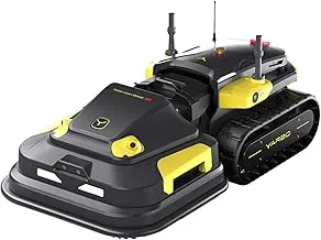 YARBO Pro large-scale robotic mower on a massive lawn