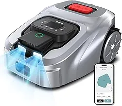 GS Robot Lawn Mower performing zero-edge cutting