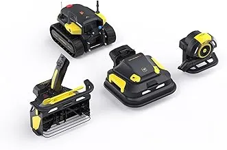 YARBO 3-in-1 modular robot with snow blower attachment