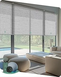 Yoolax XL Coupled Smart Roller Shades for wide spans