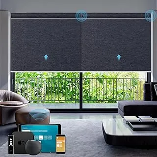 SmartWings Raven Black Eclipse Motorized Blackout Blinds