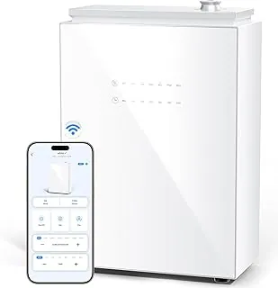 White HVAC Essential Oil Diffuser 5500 Sq Ft WiFi