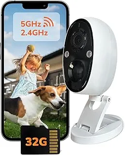SensForge battery-powered outdoor pet camera with spotlight