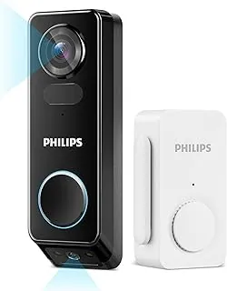 Philips Security Dual Camera Doorbell sleek design