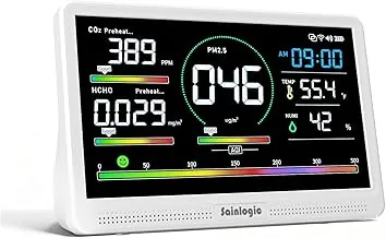 Sainlogic 16-in-1 Air Quality Dashboard with 7 inch screen