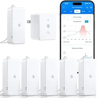 GoveeLife 2.0 WiFi Hygrometer 6 pack for home monitoring