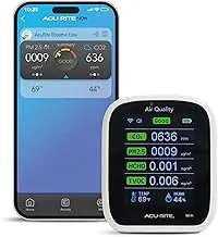 AcuRite 8-in-1 WiFi indoor air quality monitor with PM2.5 tracking