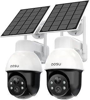 8 Genius AI Security Cameras That Actually Recognize Your Friends (and Foes) in 2026 13 aosu 3K solar security cameras 2 pack setup