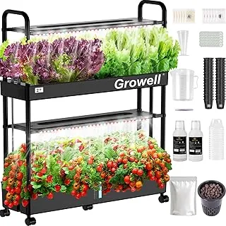 Large 32 pod vertical hydroponic garden system